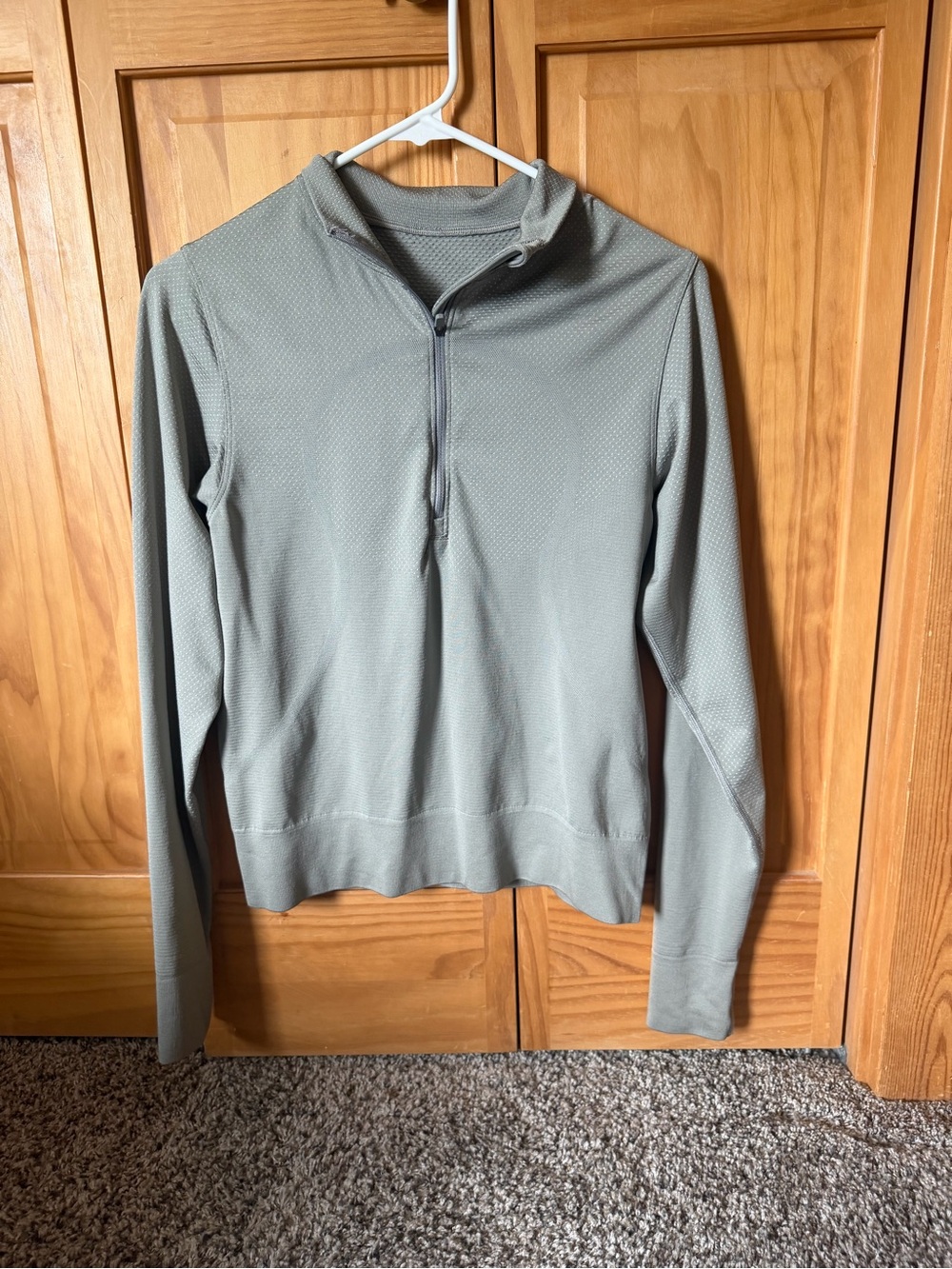 Women’s Half-Zip Performance Sweater - Sage Green